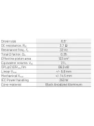 PURIFI PTT6.5X04-NAA-08 Ultra Low Distortion Extended Woofer