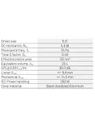 PURIFI PTT6.5X08-NAA-08 Ultra Low Distortion Extended Woofer