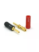 QED Screwloc ABS 4mm banándugó pár