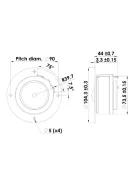Scan-Speak D2905-970000 1” Dome Tweeter 6 Ohms