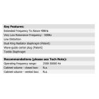 Discovery R2604/832000 1" Ring Radiator