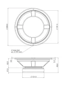 SICA 8 M 1,5 CS Középsugárzó 8Ω