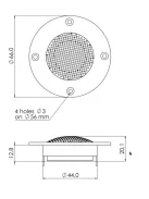 SICA LP 66.25/N14 TW Dóm Magassugárzó 4Ω