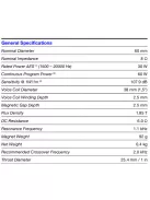 SICA CD 60.38/N92, 8 Ohm Nyomókamrás meghajtó