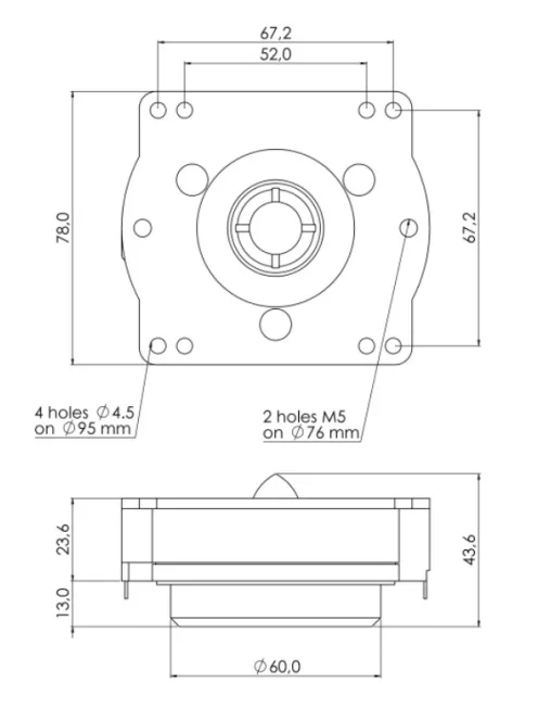 SICA CD 90.38/405, 16 Ohm Nyomókamrás meghajtó