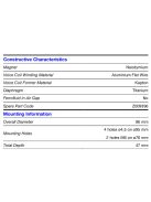 SICA CD 95.44/N240 T, 8 Ohm Nyomókamrás meghajtó