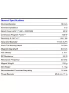 SICA CD 95.44/N240 POLY, 8 Ohm Nyomókamrás meghajtó