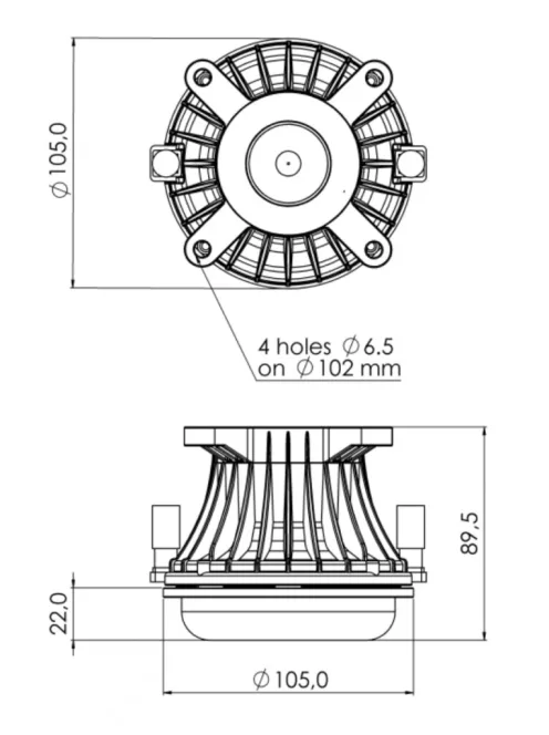 SICA CD 105.65/N220 Nyomókamrás meghajtó