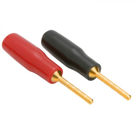 Gold 12 AWG Speaker Pin Connector Pair with Set Screws