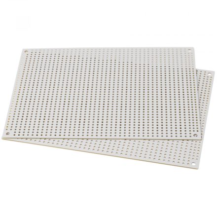 White Perforated Crossover Board | Pair | 12,70 x 17,78 cm