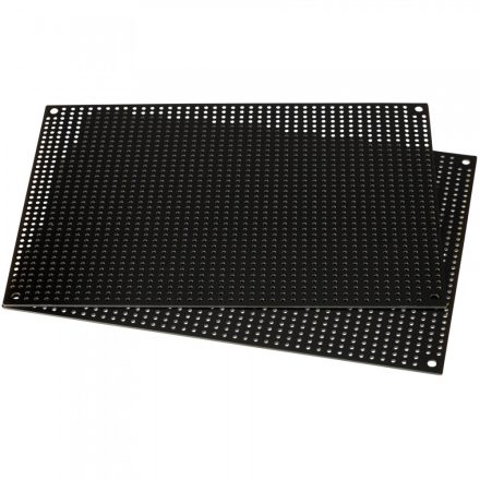 Black Perforated Crossover Board | Pair | 12,70 x 17,78 cm