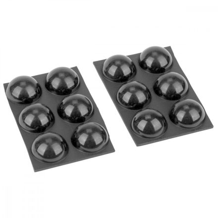 Adhesive Rubber Feet Dome Shaped 12-Pack