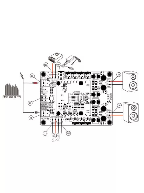 AA-AB31341 1x3000W 4 Ohm IRS2092 Class D Audio Amplifier Board
