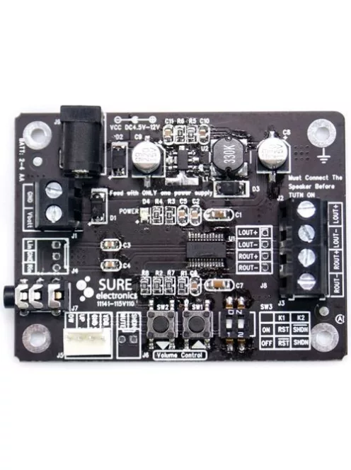 AA-AB32131 2x2W 4 Ohm Class-D Audio Amplifier Board