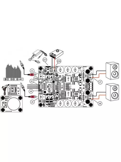 AA-AB32971 2x100W Class D Audio Amplifier Board T-Amp