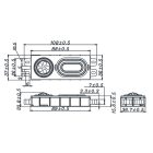 T1-1931S Speaker Module | 89 x 36,5 mm | 1" PP. rectangle full range module