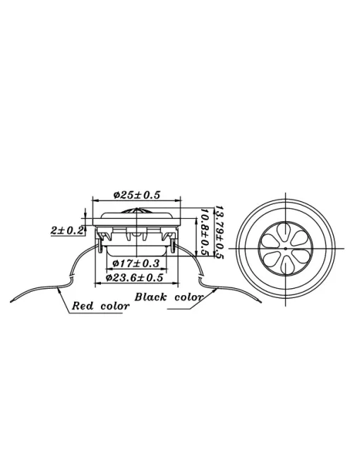 W1-1925SB 1" Poly Cone Full Range Driver