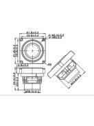 W2-2040S 2" Poly Cone RBM Micro Subwoofer