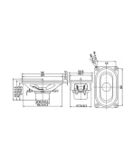 W23-1287SI 2"x3" Driver 4 Ohm