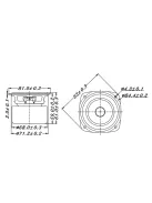 W3-593SF 3" Full Range Silver Cone Driver