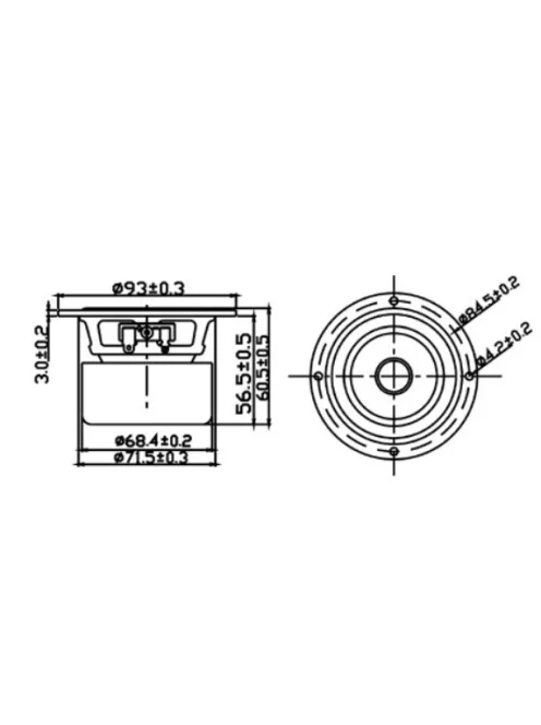 W3-871SC  3" Full-range Woofer