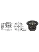 W4-1337SDF 4" Titanium Full Range Speaker