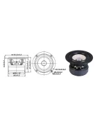 W4-2142 4" Paper Cone Full Range Driver 8 Ohm