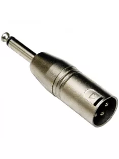 XLR papa átalakító – XLR dugó / 6,3 monó dugó