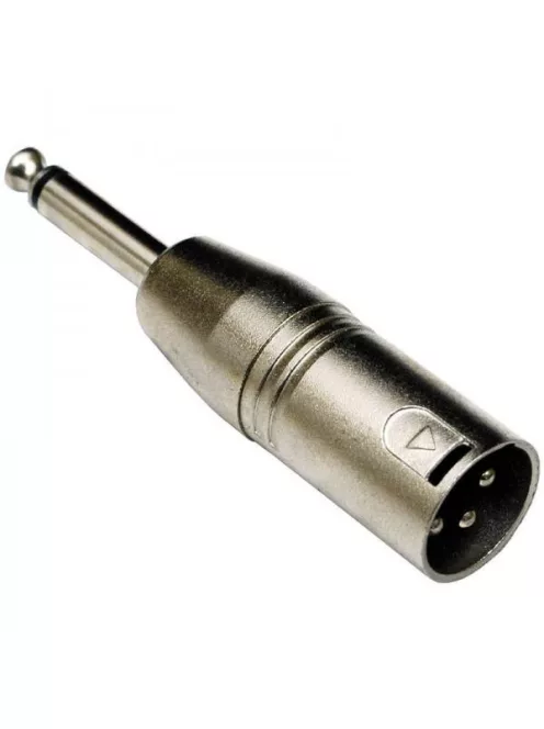 XLR papa átalakító – XLR dugó / 6,3 monó dugó